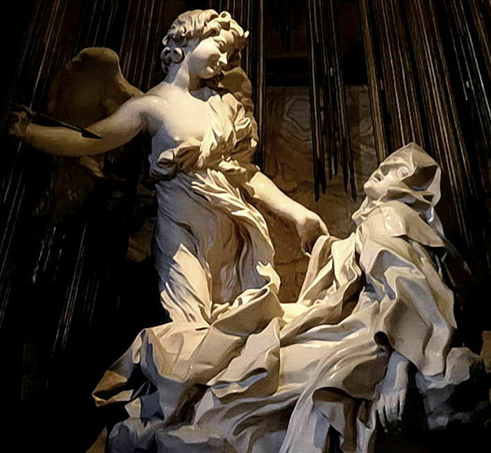 Экстаз Святой Терезы в Церкви Сан Виттория В Риме.