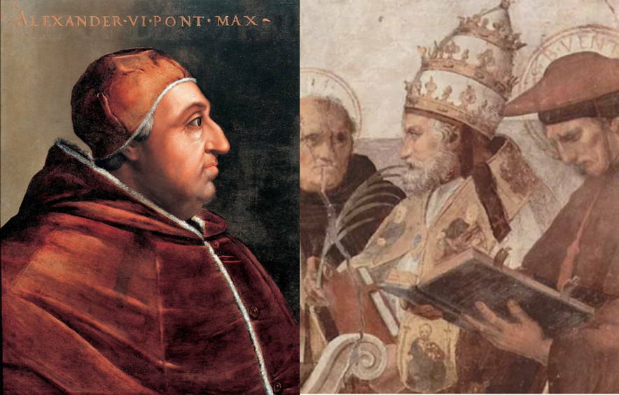 Папа Римский Александр VI против Юлия II